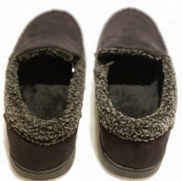 Dearfoams Mens Memory Foam Indoor/Outdoor Slippers - Picture 5 of 7